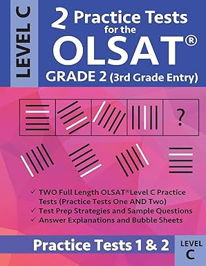2 Practice Tests for the OLSAT Grade 2
